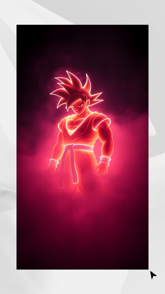 Pink Flaming Dragon Ball Z